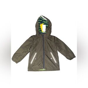 H&M KIDS WATER-REPELLENT JACKET - GREEN SIZE 4-5 YEARS (NEW WITH TAGS) A14